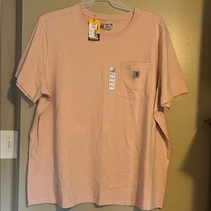 Carhartt Woman's Light Pink Short Sleeve Tee